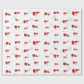 Klein verpakkingspapier van Santas Cadeaupapier (Vlak)