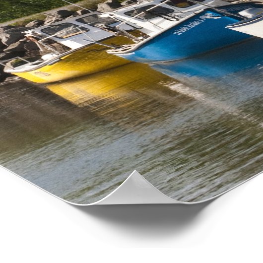 Klein vissersdorp bij Grande-Riviere Poster (Hoek)