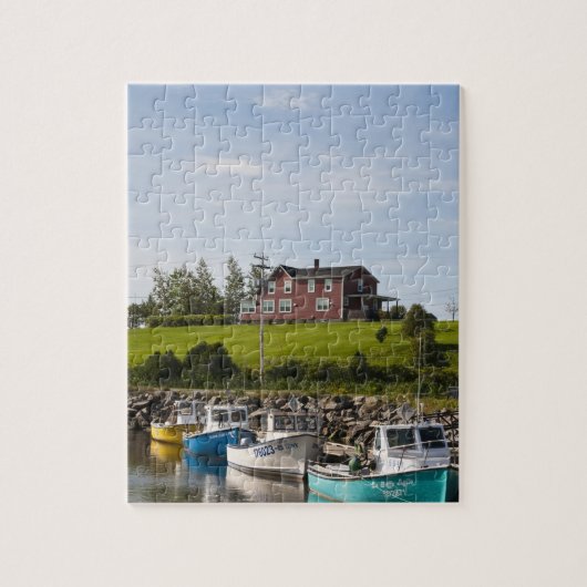Klein vissersdorp nabij Grande-Riviere, Legpuzzel (Verticaal)