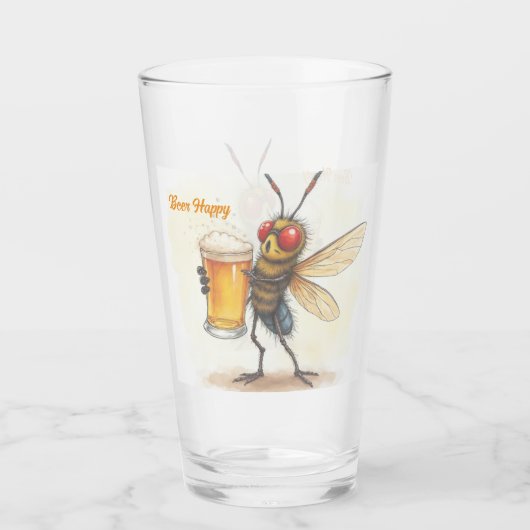 Klein vlieg toast glas (Voorkant)