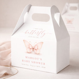 Klein Vlindertje Op Weg Neutrale Baby Shower Bedankdoosjes