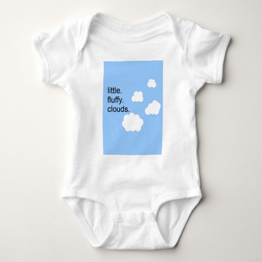 klein. vlot. wolken. romper (Voorkant)