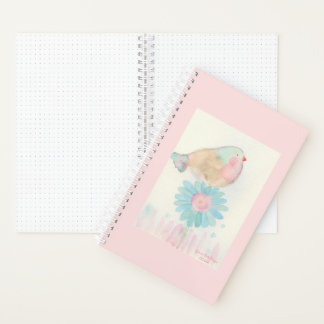 Klein vogeltje kogeljournaal notitieboek