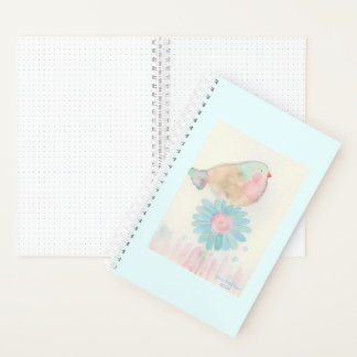 Klein vogeltje kogeljournaal notitieboek