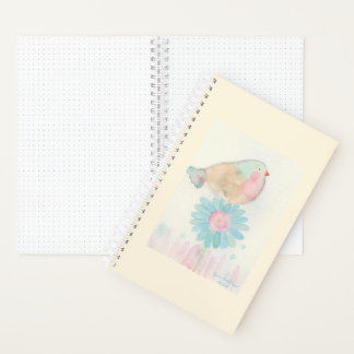 Klein vogeltje kogeljournaal notitieboek
