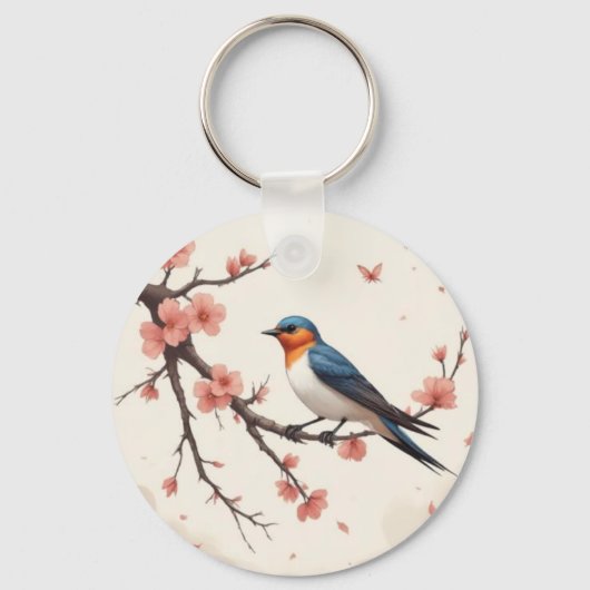 Klein Vogeltje Sleutelhanger (Voorkant)