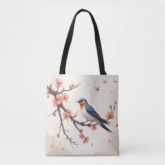 Klein Vogeltje Tote Bag (Voorkant)