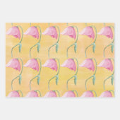 Klein vouwroze en Paarse feiries Inpakpapier Vel (Voorkant 2)