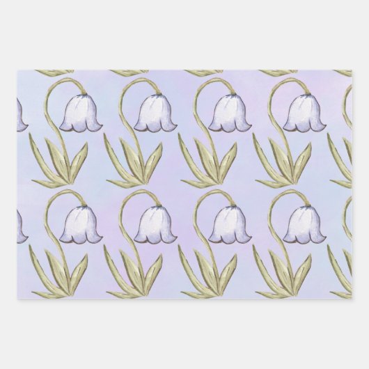 Klein vouwroze en Paarse feiries Inpakpapier Vel (Voorkant)