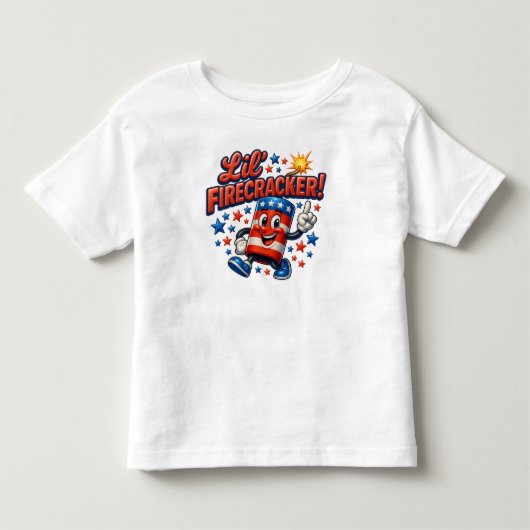 Klein Vuurwerkfeest Kinder Shirts (Voorkant)