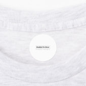 Klein waslabel labels (Aangebracht)