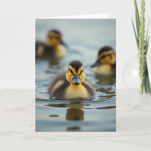 Klein Watervogel Portretkaart Kaart (Voorkant)
