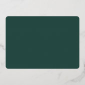 klein wild baby shower van één safari bos folie uitnodiging (Achterkant)