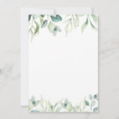 Klein wild dier op weg baby shower uitnodiging (Achterkant)