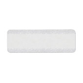 Klein wit bloemen apotheek label (Voorkant)