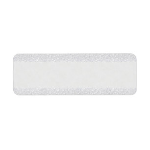 Klein wit bloemen apotheek label