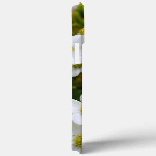 Klein wit bloemontwerp Case-Mate iPhone case (Achterkant / Rechts)