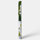 Klein wit bloemontwerp samsung galaxy hoesje (Achterkant horizontaal)