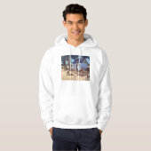 Klein wit huis Karoo Zuid-Afrika Hoodie (Voorkant volledig)