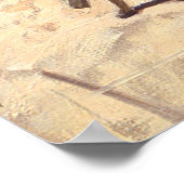 Klein wit huis Karoo Zuid-Afrika Poster (Hoek)