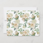 Klein wit roze traditioneelSparen de Daddenbruilof (Achterkant)