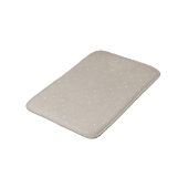 Klein wit stippenpatroon op koele beige greige badmat (Gekanteld)