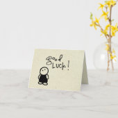 klein wobblies goed geluk kaart (Gele Bloem)