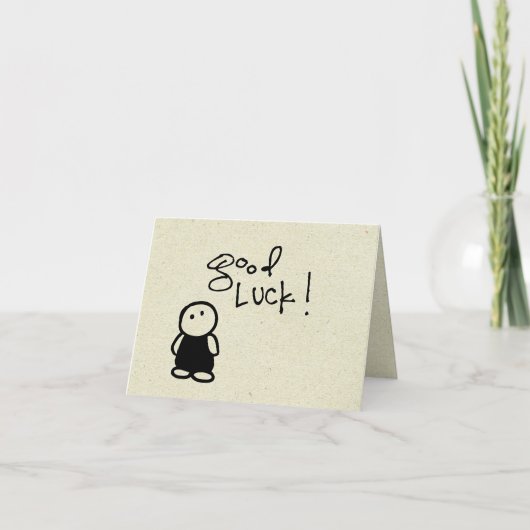 klein wobblies goed geluk kaart (Voorkant)