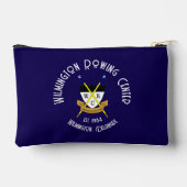 Klein zip zakje blauw etui (Achterkant)