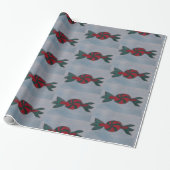 Klein zoemelpapier cadeaupapier (Uitgerold)