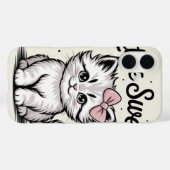 Klein zoet Kat Case-Mate iPhone Case (Achterkant (horizontaal))