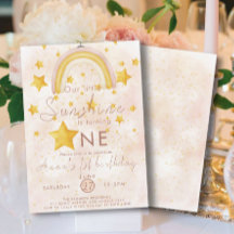 Klein zonlicht Boho regenboog gouden sterren verja