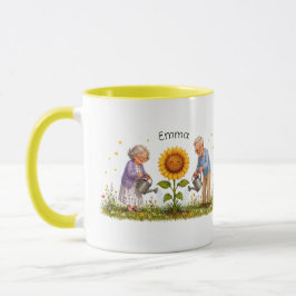 Klein zonnetje van de grootouders koffiemok mok
