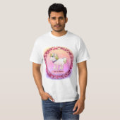 Klein zusje eenhoorn t-shirt (Voorkant volledig)