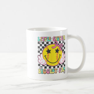 Klein zusje grootste fan Retro zachtjes zusje meis Koffiemok