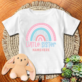 Klein zusje Persoonlijke naam Schattige regenboog