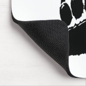 Klein zwart Beer afdrukken Muismat (Hoek)