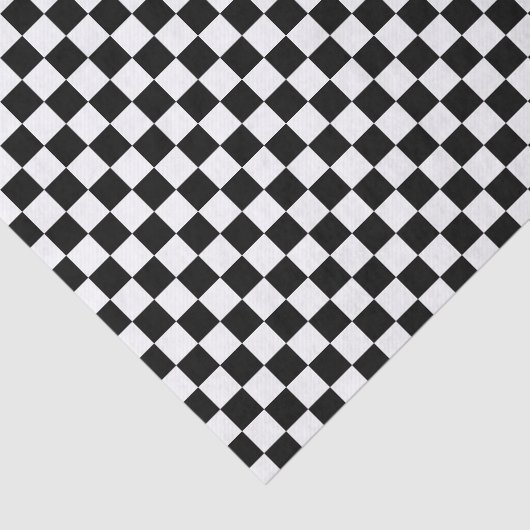 Klein zwart-wit gecontroleerd tissuepapier (Detail)