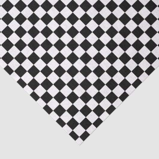 Klein zwart-wit gecontroleerd tissuepapier (Detail)