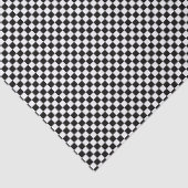 Klein zwart-wit gecontroleerd tissuepapier (Detail)