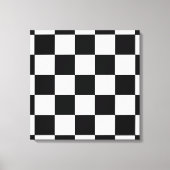 Klein-zwart-wit-toetsenbord-canvasarchitectuur Canvas Afdruk (Voorkant)