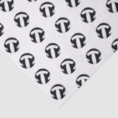 klein zwart-wit volleybalpatroon tissuepapier (Detail)