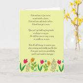 Kleinbaby aankondigingskaart kaart (Gele Bloem)