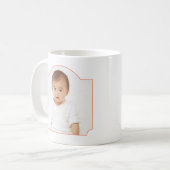 Kleinbaby's maken het leven grootse typografie met koffiemok (Voorkant links)