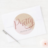 Kleinbedrijf|Verpakking Sticker|Boutique Ronde Sticker (Envelop)