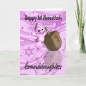 Kleindochter 1e Chanoeka Kaart (Voorkant)