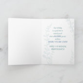 Kleindochter 44e religieuze verjaardag Groene Hand Kaart (Binnen)