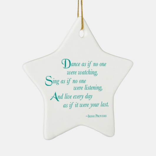 Kleindochter, Afstuderen Dance, Star Ornament (Rechts)