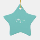 Kleindochter, Afstuderen Dance, Star Ornament (Achterkant)