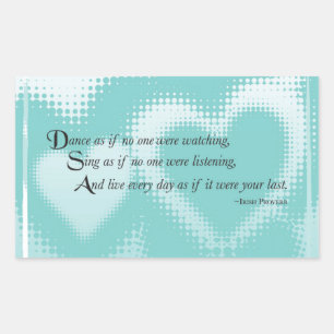 Kleindochter Afstuderen Dans, Horizontaal, Gift Rechthoekige Sticker